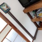 DIY初心者が塩ビパイプを使ってコード隠しをしてみたよ。めっちゃオシャレになった。